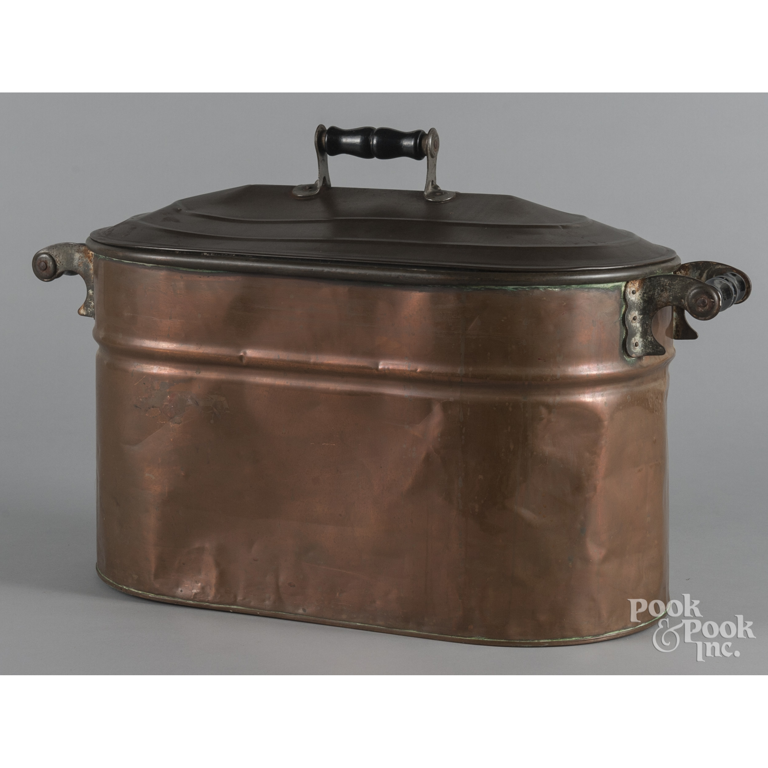 solid copper tub