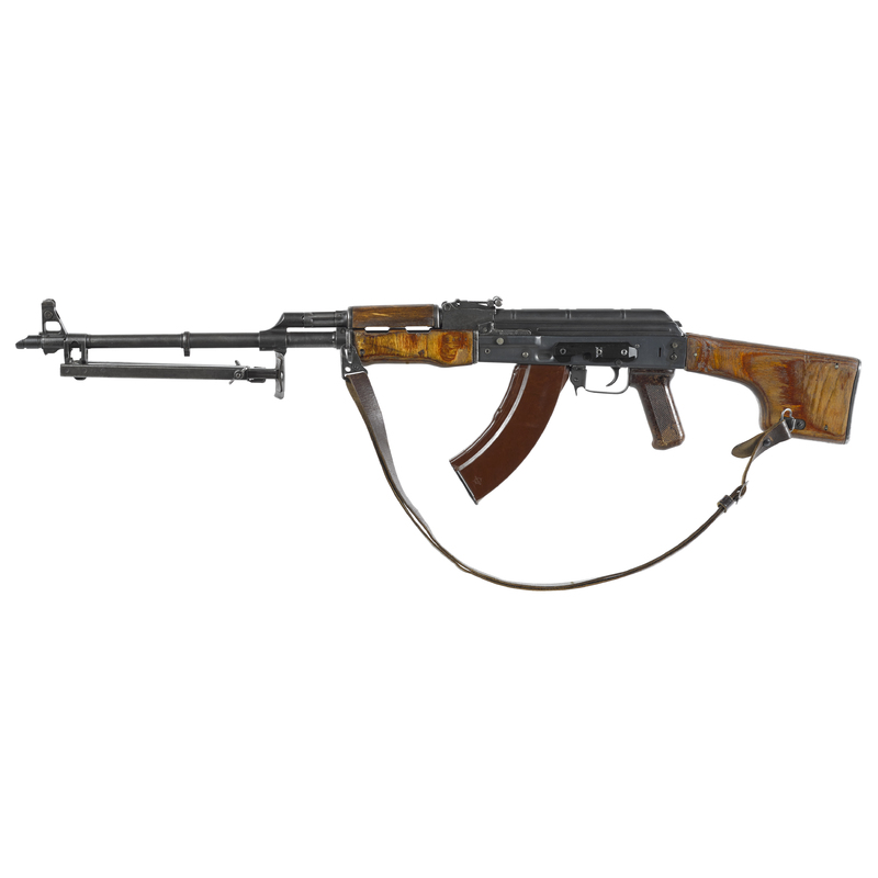 Russian RPK semi-automatic rifle, with an AK-47 re - auctions & price ...